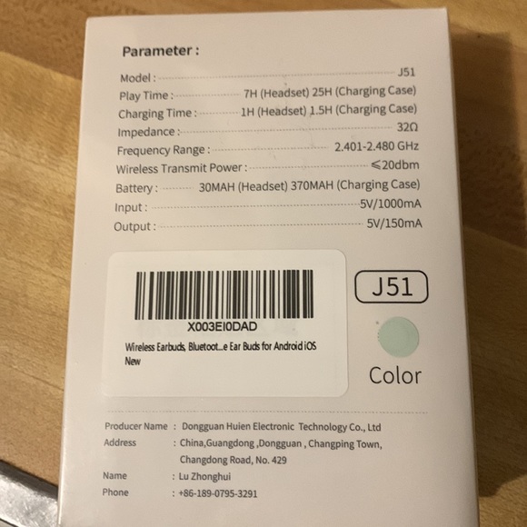 Wireless Earbuds New in box Unopened - Picture 2 of 2